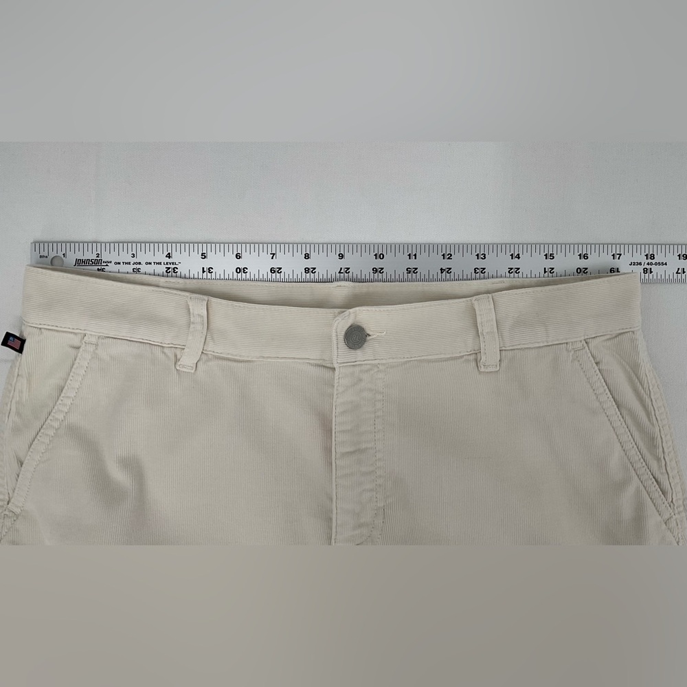 Polo Jeans Co Ralph Lauren Corduroy Cargo Skirt Women’s 12 Ivory Utility